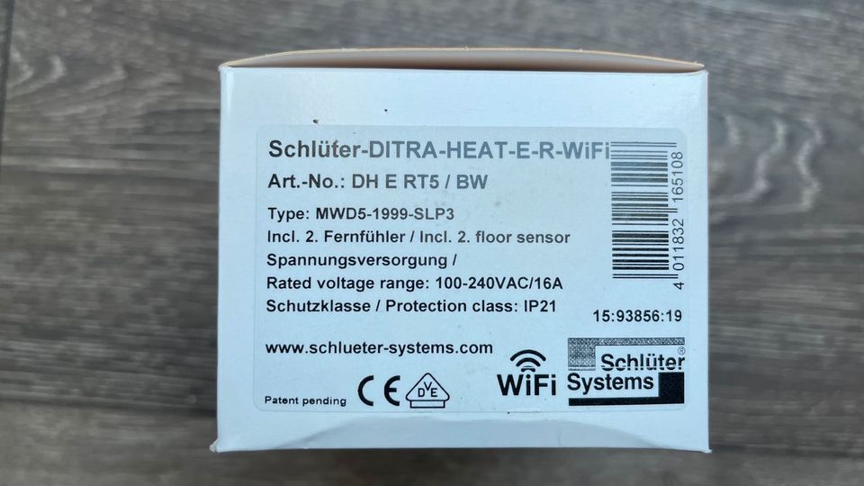 Schlüter Ditra-Heat DH E RT5 WiFi und Touch-Steuerung in Berlin