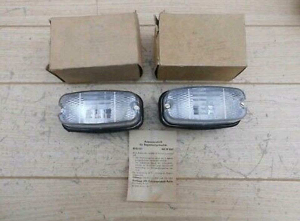 SUCHE - ZT Begrenzungsleuchten FER Trabant Blinker weiß DDR Ruhla