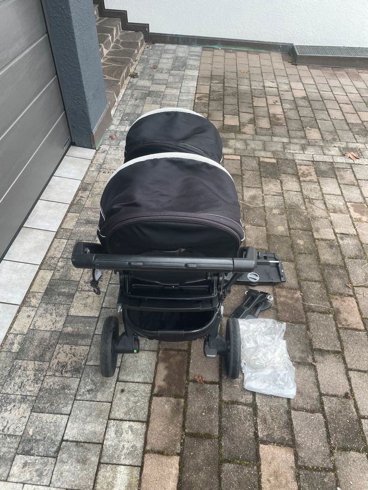 Peg Perego Team, geschwisterwagen, twin Doppel Kinderwagen in Reisbach