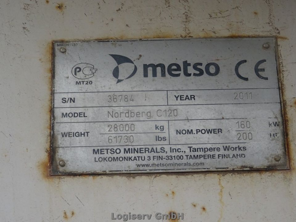 Metso Lokotrack LT 120 Backenbrecheranlage Backenbrecher Nordberg in Möglingen Metso Lokotrack LT 120 Backenbrecheranlage Backenbrecher Nordberg in Möglingen