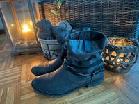 Marco tozzi vintage Stiefelette grau taupe 42 leider Italy Hessen - Ludwigsau Vorschau