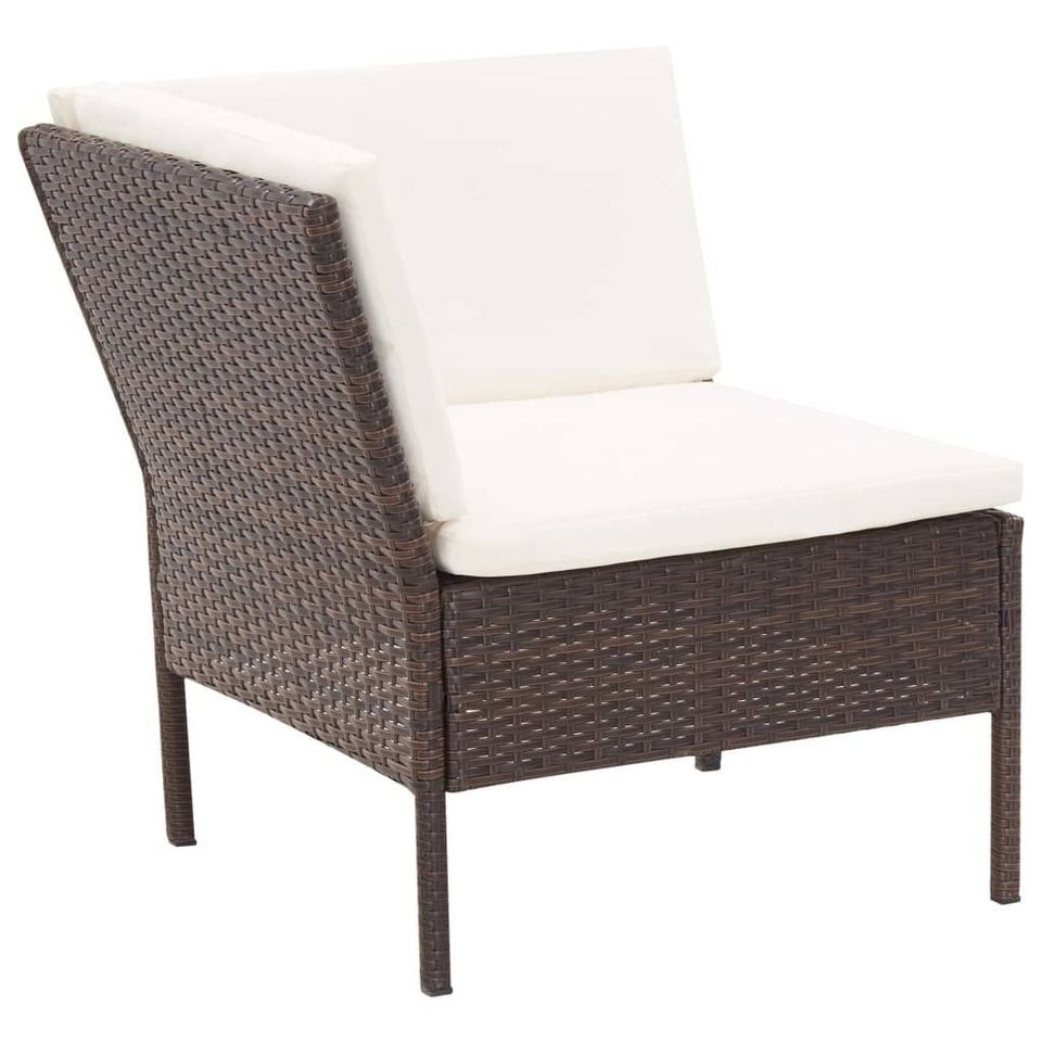 Gartenlounge Gartensofa Garten Terasse Lounge Poly Rattan Braun in Waldfeucht