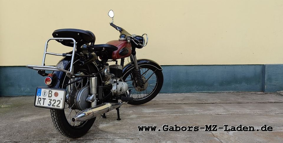 MZ RT 125/3, ältere Restauration in Britz bei Eberswalde