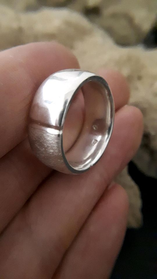 XXL Ring handgefertigt 925 Silber Einzelstück NEU in Altlandsberg