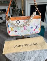 Louis Vuitton pochette Accessoires Tasche multicolor weiß vintage München - Altstadt-Lehel Vorschau