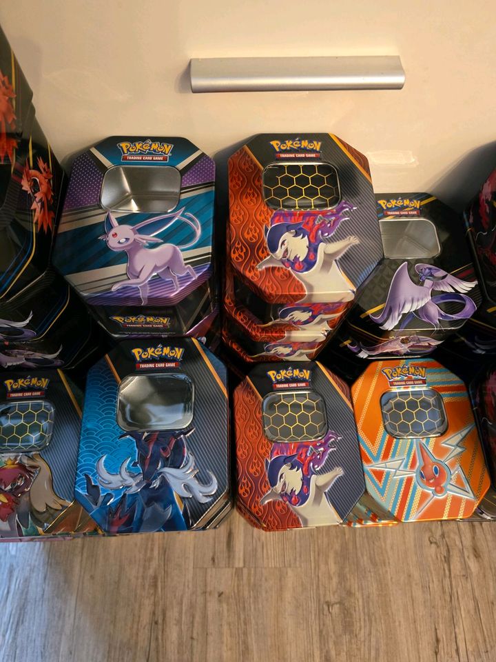 Pokemon Dosen Dose Box Tin tins 2euro Stück in Freital