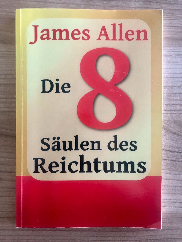 Die 8 Säulen des Reichtums, James Allen Buch in Burglengenfeld