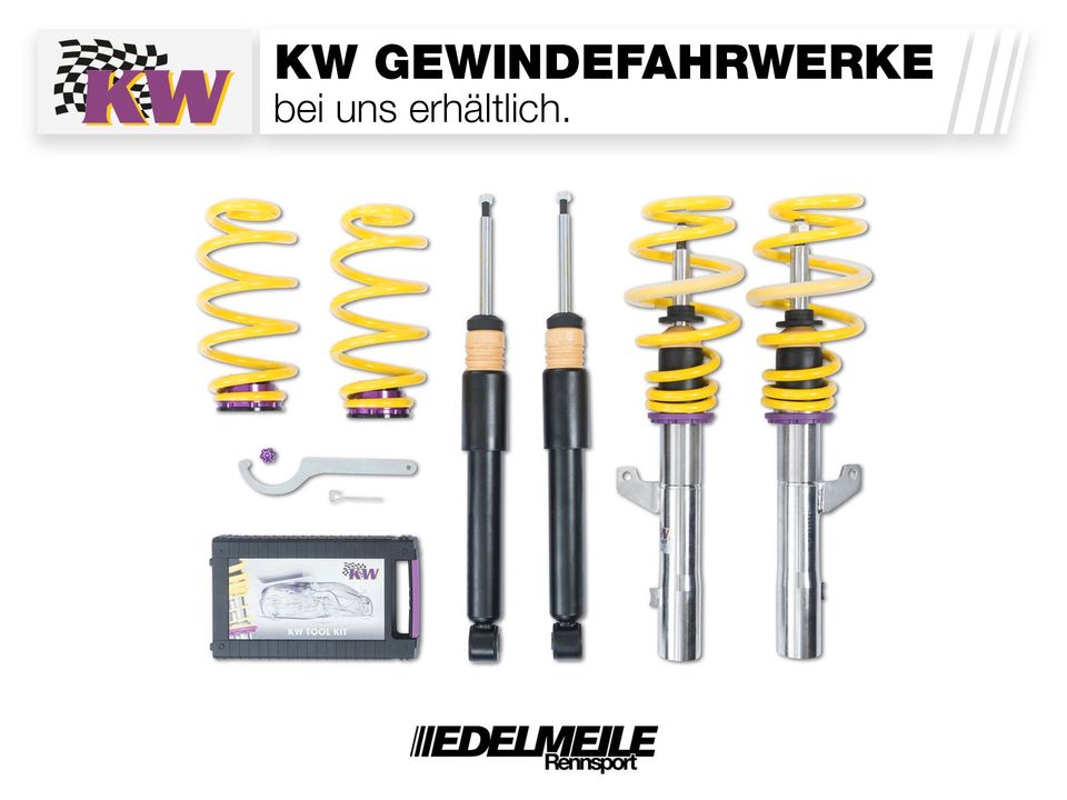 KW Gewindefahrwerk V1 V2 V3 Audi A4 Limo Avant B6 B7 B8 B9 S4 RS4 in Gießen