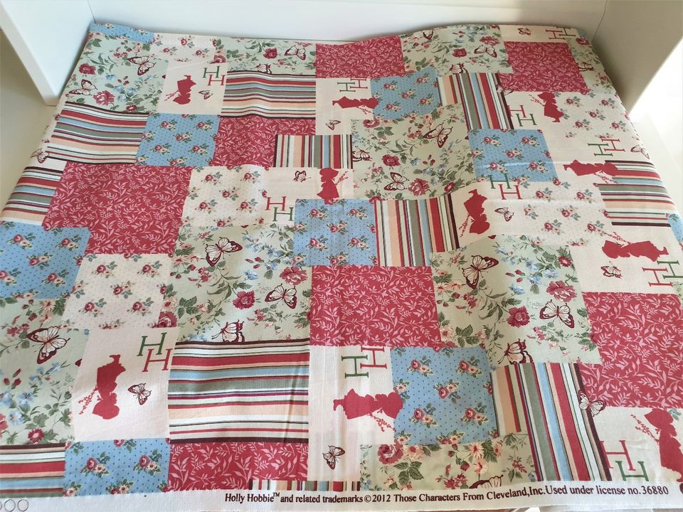 ★ Rarität Holly Hobbie Baumwolle Webware USA Patchwork Vintage in Schwerin