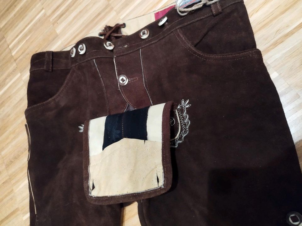 Lederhose Neu gr. 58 in Bingen