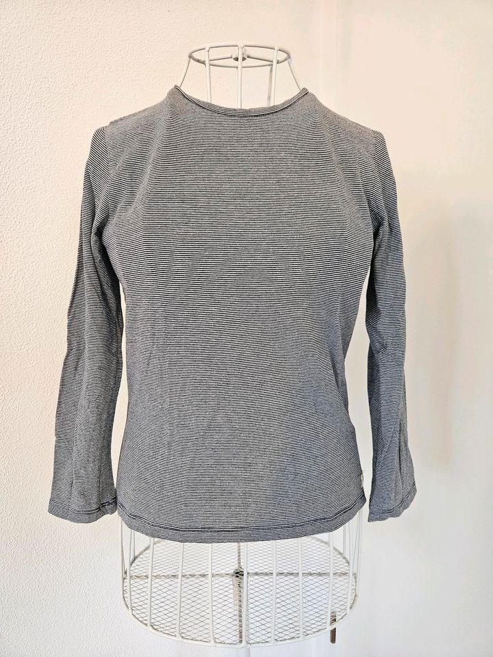 Mädchen Langarmshirt*Scotch Shrunk*Größe 128*Weiß/Blau*Gestreift in Altdorf