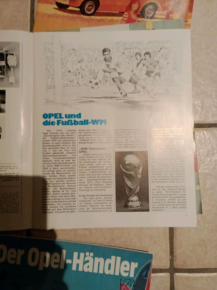 Magazin "der Opel Händler" 1974/ 1975, Diplomat, Manta, Bedford.. in Freinsheim