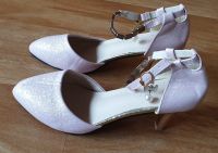 Fashion Pumps rosa glitzernd Gr. 38 *wie neu* goldener Absatz 7cm Rheinland-Pfalz - Mudersbach Vorschau