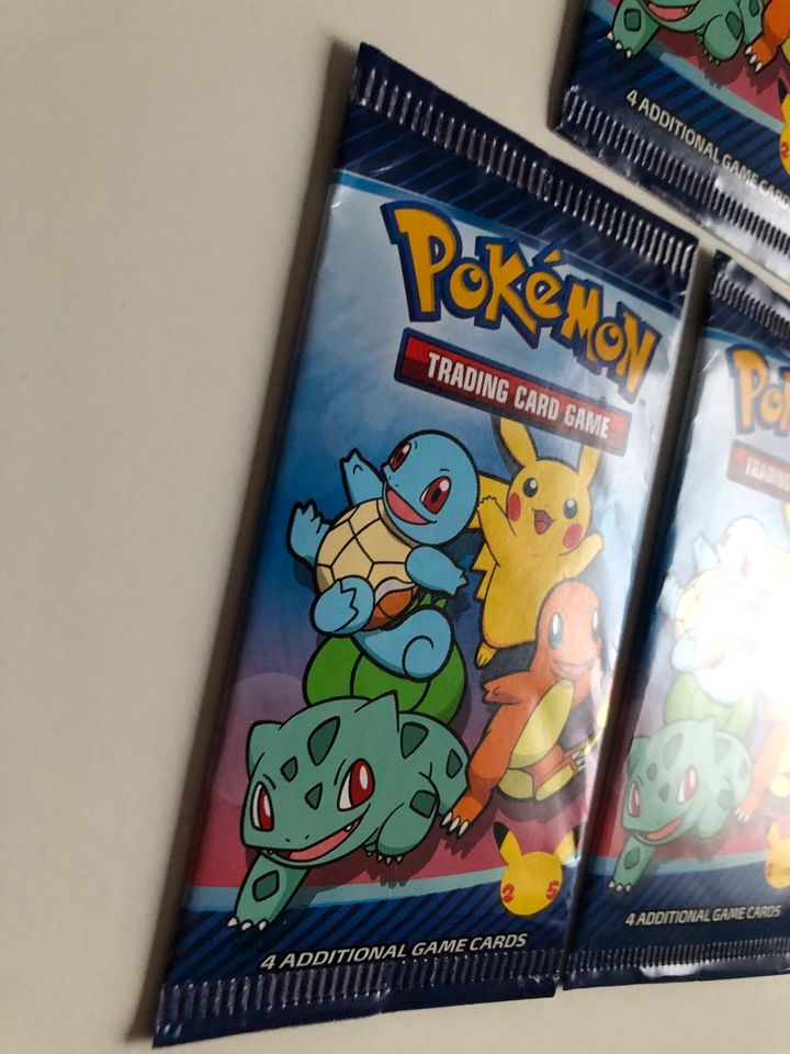 3x Pokemon Booster McDonalds 2021 | Anniversary Karten OVP ENGL. in Hamburg