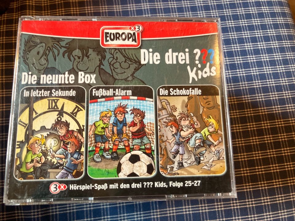 CD Sammlung, die drei ??? Kids, 7 Boxen, 21 Hörspiele in Reit im Winkl