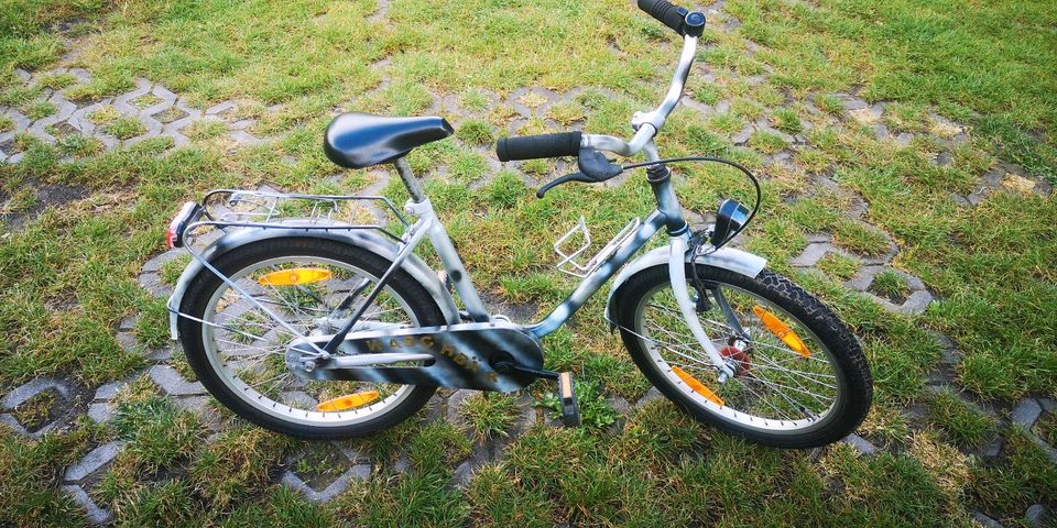 20" Kinderfahrrad Waschbärlook LED BELEUCHTUNG STVO in Magdeburg