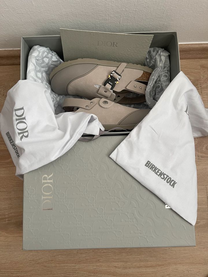 Dior x Birkenstock Tokyo Mule EU40 Greige in Erkrath