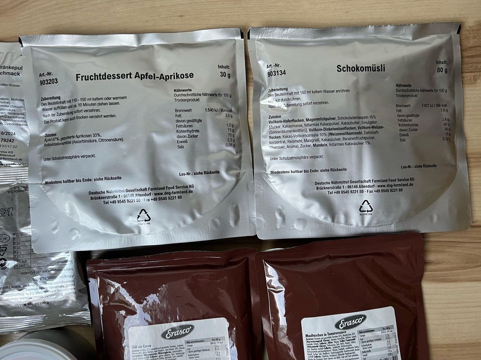 EPA Typ 5 Vegetarisch Bw Bundeswehr Einmannpackung NEU in Chemnitz