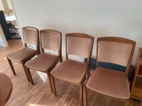 4 Stühle Eiche rustikal gepolstert wohnungsauflösung Niedersachsen - Seelze Vorschau