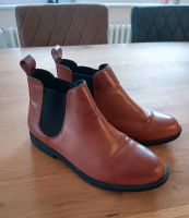 H&M divided Chelsea Boots Siefelette Gr. 38 cognacfarbend Schleswig-Holstein - Flensburg Vorschau