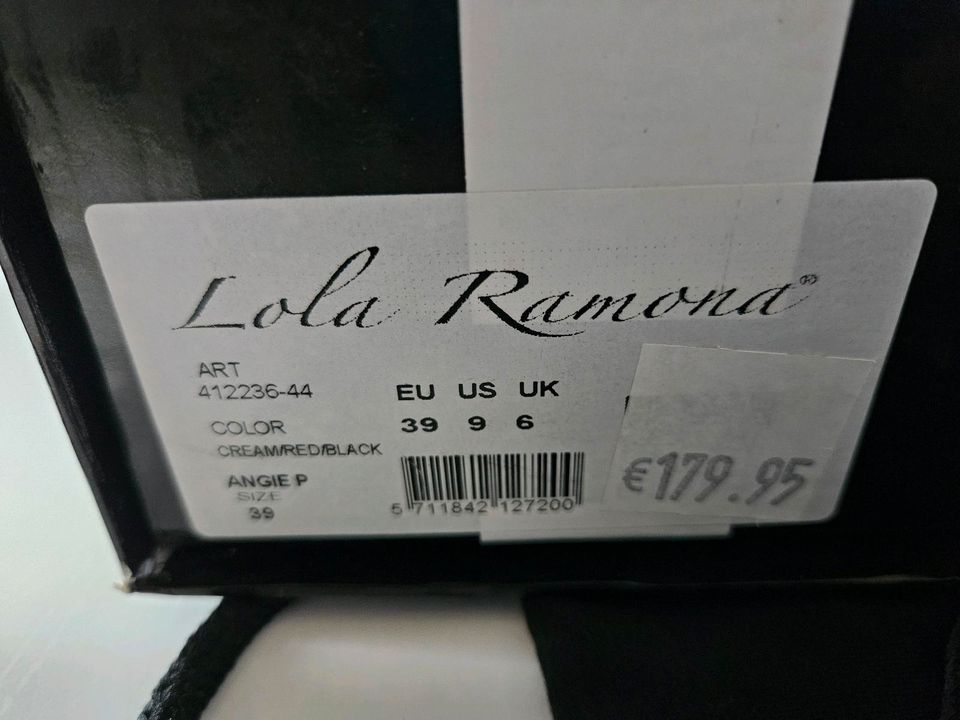 Lola Ramona Retro-Riehmchen-Pumps Gr.39 in Schwerin