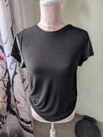 Gothic Damen T Shirt schwarz mit Kunstledereinsatz Bayern - Altusried Vorschau