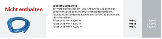 Achtformbecken-Set mit Bodenschutzvlies+Leiter+zwei Poolstrahler in Fürstenfeldbruck