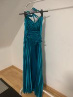 Damen Abendkleid satin türkis Gr.38/40 Baden-Württemberg - Hockenheim Vorschau