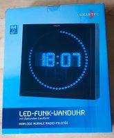 Lunartec LED Uhr: LED-Funk-Wanduhr mit Sekunden-Lauflicht Bad Doberan - Landkreis - Elmenhorst/Lichtenhagen Vorschau