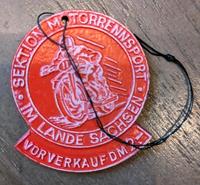 Plakette Motorsport DDR Eilsleben - Wormsdorf Vorschau