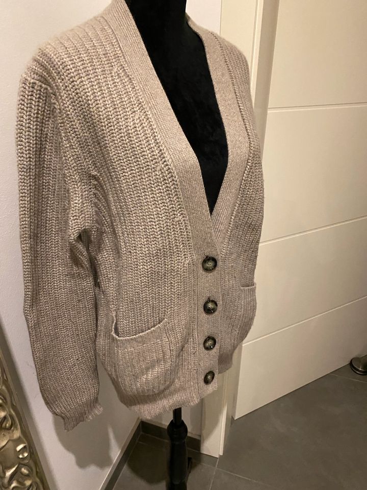 Allude Cardigan Weste Kaschmir Wolle beige xs in Saarbrücken