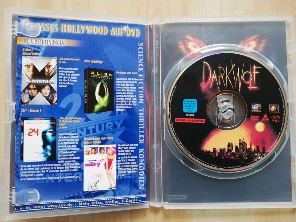 Film DVD Darkwolf Spannung in Weinsberg