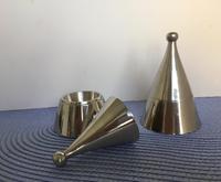 2er Set Eierbecher mit Deckel, verchromt, ausgefallene Form Essen - Bredeney Vorschau