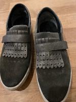 Halbschuhe Remonte Soft grau Gr. 41 Nubukleder Niedersachsen - Melle Vorschau