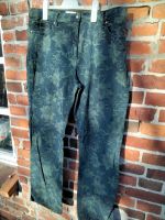 ULLA POPKEN Grüne Stretch-Jeans mit Blumenmuster Gr. 48 Mecklenburg-Vorpommern - Greven Vorschau