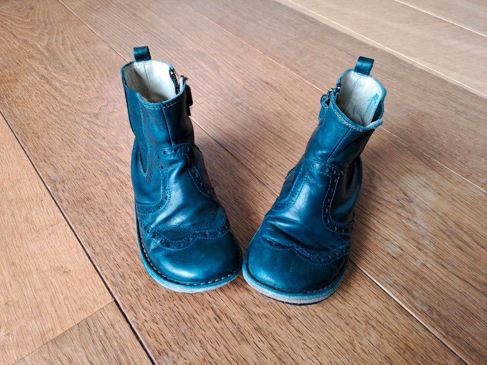 Chelsea Boots Schuhe Leder dunkelblau Größe 28 in Wiehl