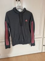 Adidas Sweatjacke grau rosa Gr. M Berlin - Spandau Vorschau