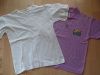 2 T-Shirt-kurzarm, Gr.134/140, flieder und weiss Hessen - Usingen Vorschau