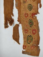 Koptisches Textilfragment, 7. Jhdt., Herzmotive, Kopten, Ägypten Düsseldorf - Oberkassel Vorschau