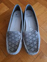 Rieker Ballerina, Sneaker, Slipper, Größe 39, grau, neuwertig Hessen - Babenhausen Vorschau