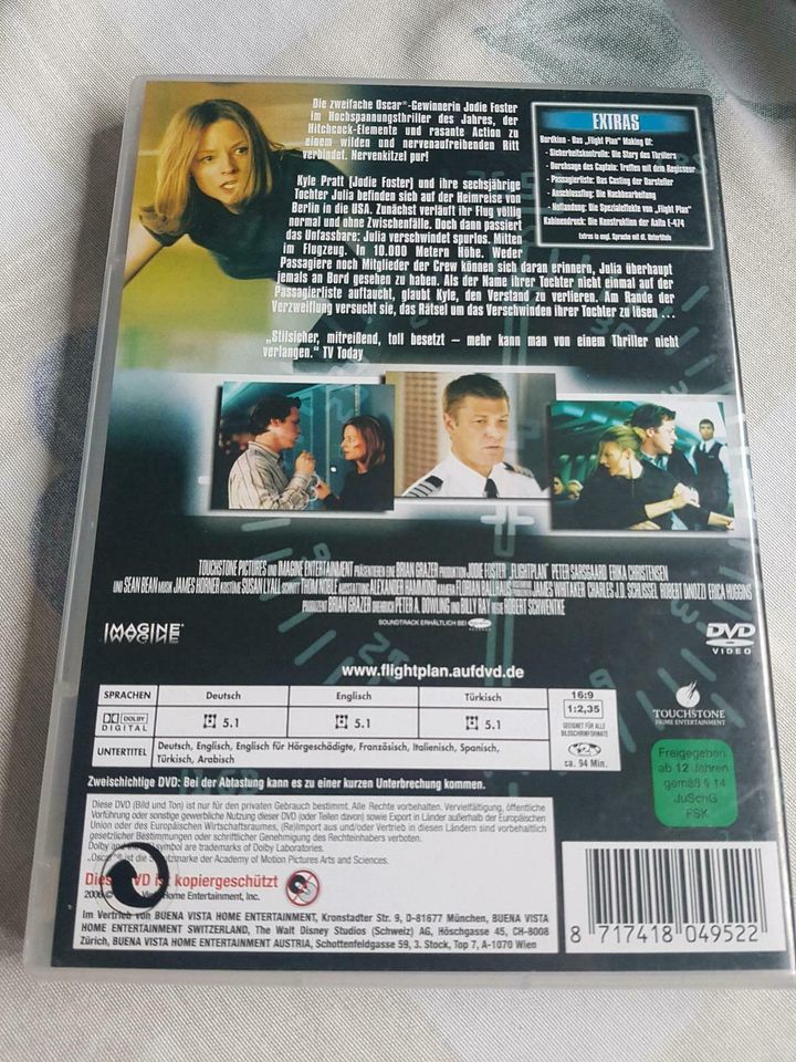 DVD Flightplan ohne jede Spur • Jodie Foster in Welterod