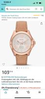 Fossil Damen Uhr Roségold Lederarmband Damenuhr Bayern - Aschaffenburg Vorschau