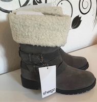 Sheego Damen Schuhe Stiefel Winterstiefel grau Gr. 40 NEU! Sachsen - Pegau Vorschau