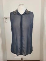 Vero Moda Bluse M 36/38 transparent dunkelblau wie neu ohne Arm Stuttgart - Stuttgart-Ost Vorschau