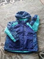 Winterjacke mit Kapuze Gr. 98/104 Sterne dunkelblau/türkis Rheinland-Pfalz - Nastätten Vorschau