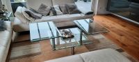 Modernen Wohnzimmer - Glastisch mit drehbaren Glasplatten Hessen - Limburg Vorschau