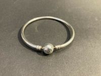 Pandora Armreif * Sterling Silber * 17 cm Umfang * gebraucht Nordrhein-Westfalen - Dinslaken Vorschau