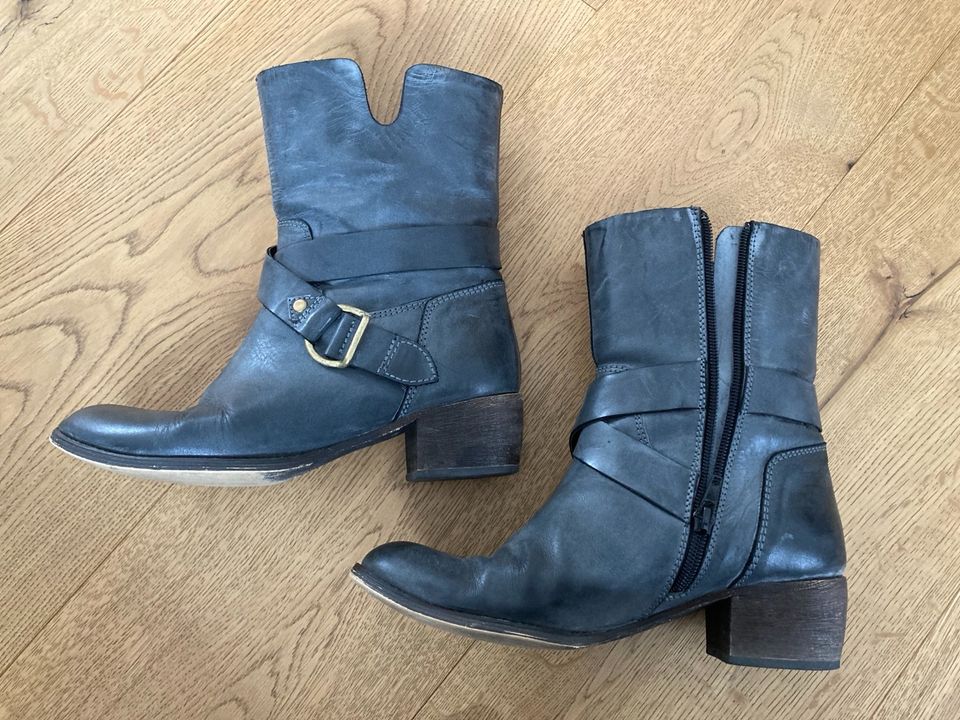 Pia di fiore Lederstiefeletten 37 - kurze Stiefel echt Leder in Pfaffenhofen a. d. Glonn