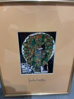 2x Bilder von Hundertwasser gerahmt aus 90er Jahre Nordrhein-Westfalen - Haltern am See Vorschau