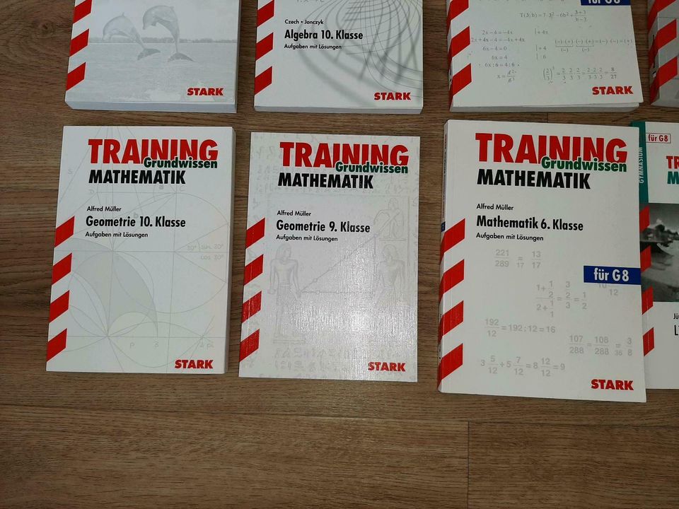 10 Bücher TRAINING Grundwissen Mathematik Geometrie Algebra etc. in Büchen